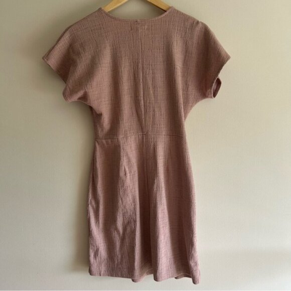 Madewell Cross-Front Flutter-Sleeve Mini Dress - Picture 6 of 8